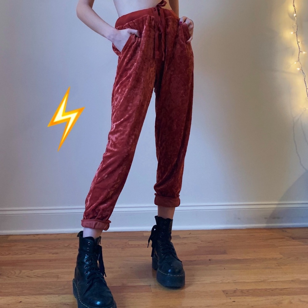 🍊VELOUR Orange Pants 🍊